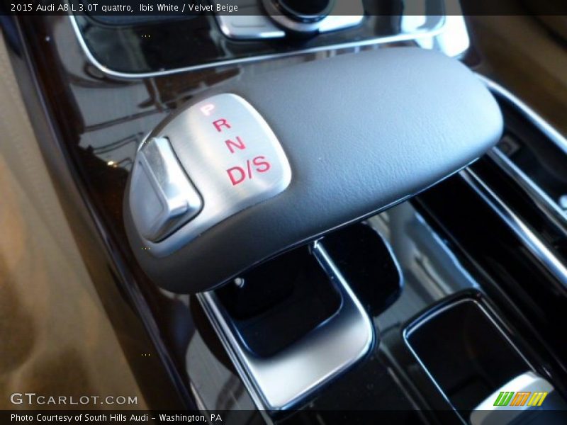 Ibis White / Velvet Beige 2015 Audi A8 L 3.0T quattro