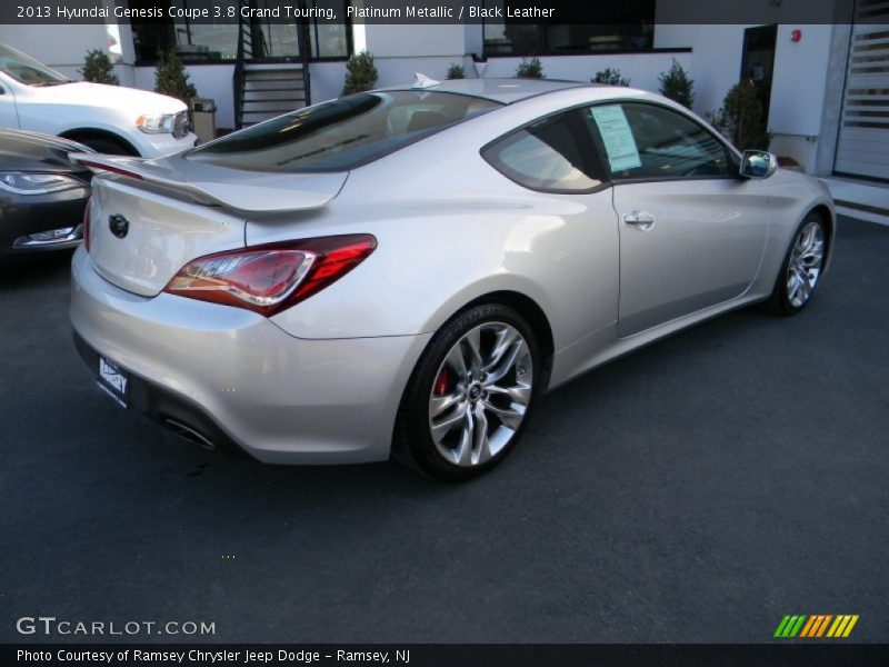 Platinum Metallic / Black Leather 2013 Hyundai Genesis Coupe 3.8 Grand Touring