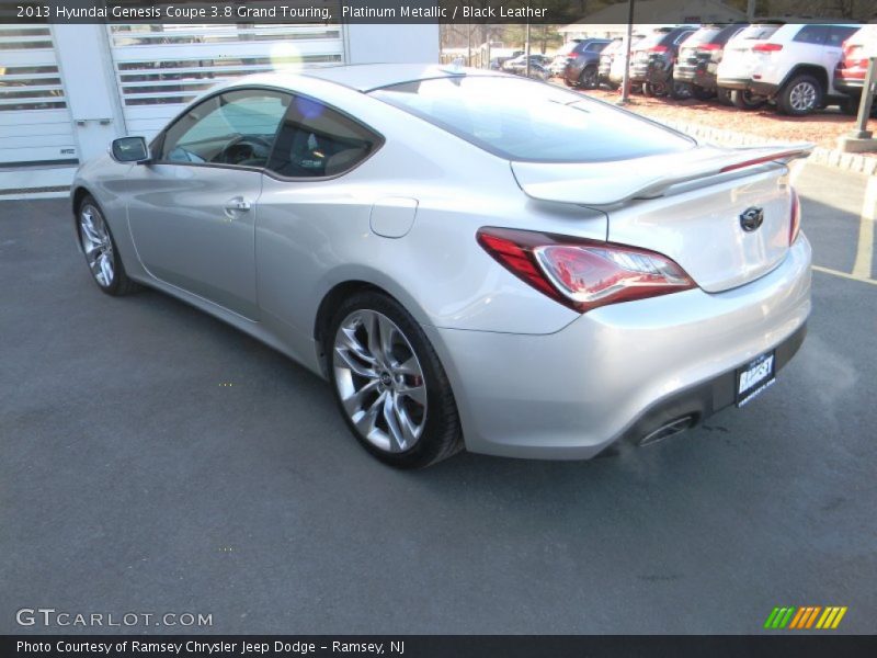 Platinum Metallic / Black Leather 2013 Hyundai Genesis Coupe 3.8 Grand Touring