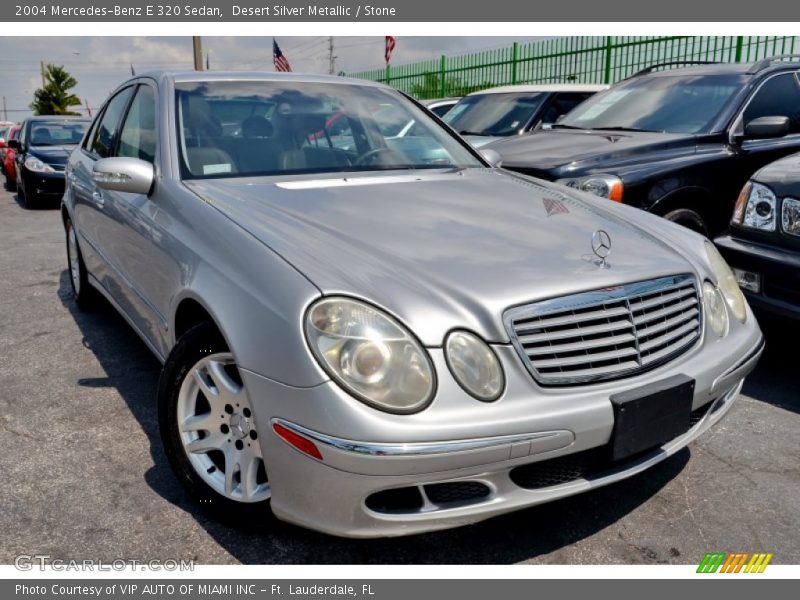 Desert Silver Metallic / Stone 2004 Mercedes-Benz E 320 Sedan