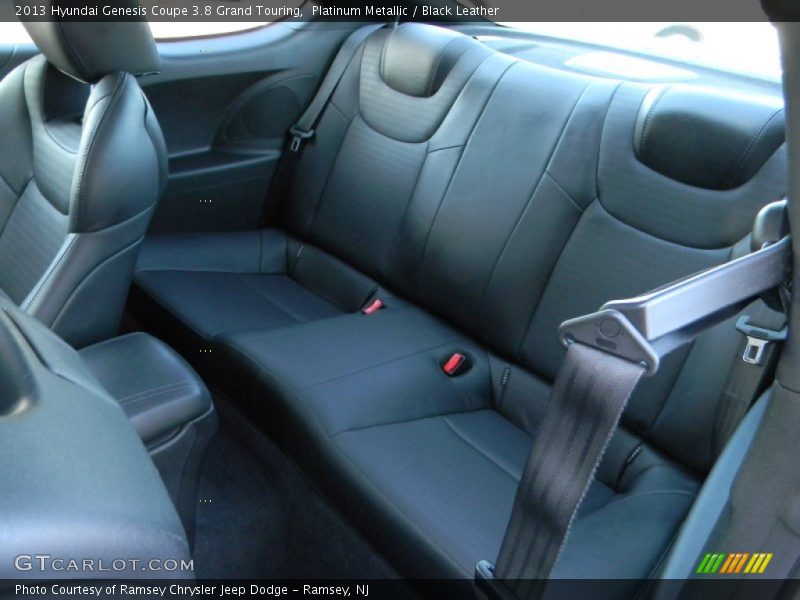 Platinum Metallic / Black Leather 2013 Hyundai Genesis Coupe 3.8 Grand Touring
