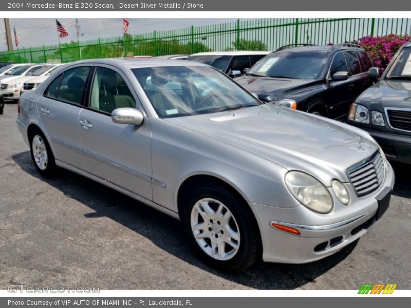 Desert Silver Metallic / Stone 2004 Mercedes-Benz E 320 Sedan