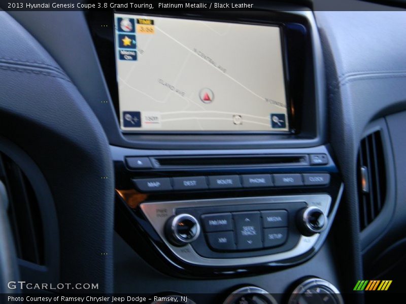 Platinum Metallic / Black Leather 2013 Hyundai Genesis Coupe 3.8 Grand Touring