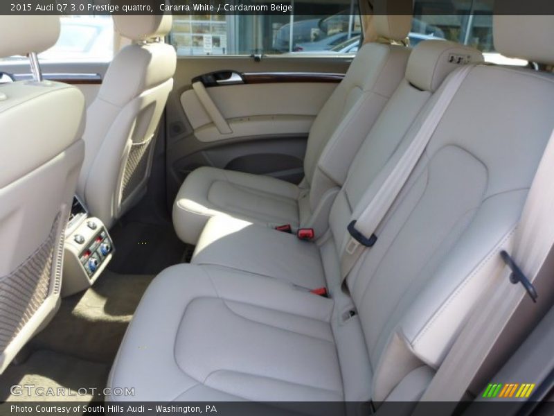 Cararra White / Cardamom Beige 2015 Audi Q7 3.0 Prestige quattro