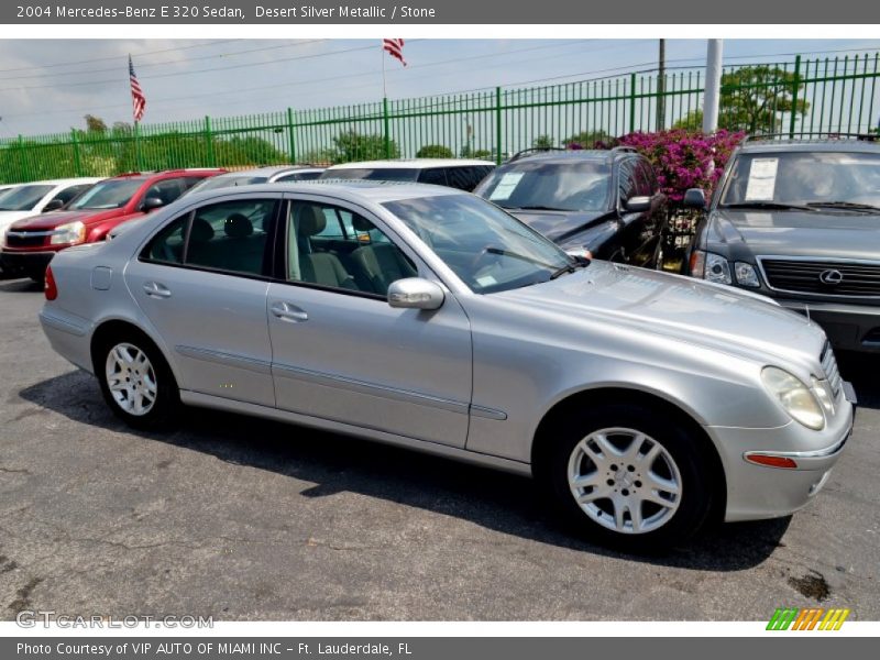 Desert Silver Metallic / Stone 2004 Mercedes-Benz E 320 Sedan