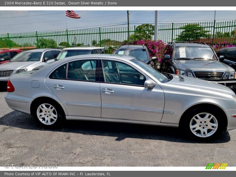 Desert Silver Metallic / Stone 2004 Mercedes-Benz E 320 Sedan