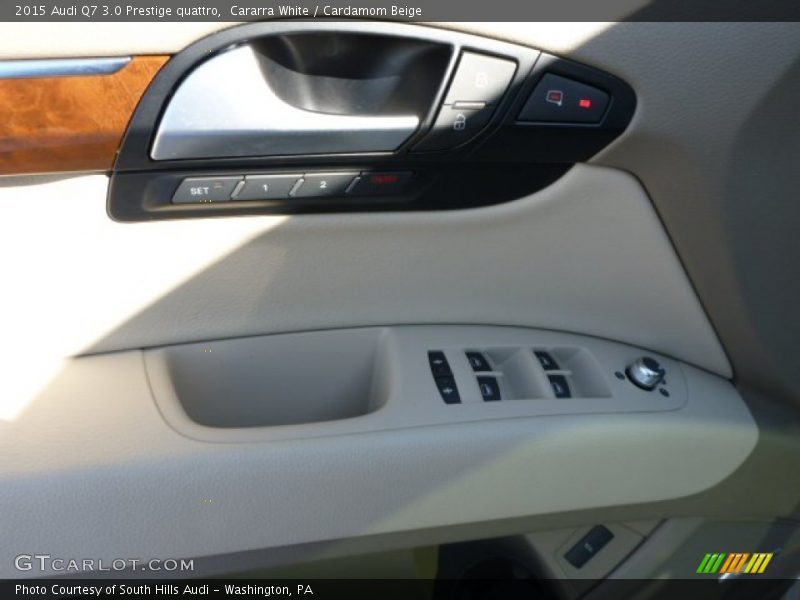 Cararra White / Cardamom Beige 2015 Audi Q7 3.0 Prestige quattro