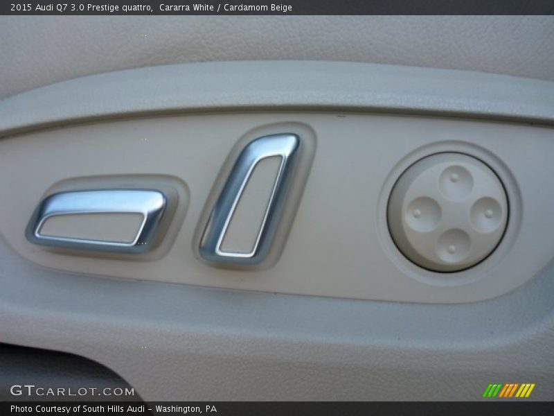 Cararra White / Cardamom Beige 2015 Audi Q7 3.0 Prestige quattro