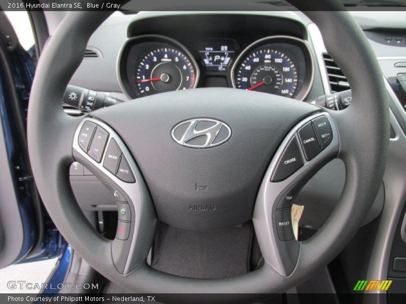  2016 Elantra SE Steering Wheel