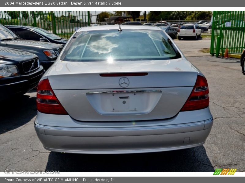 Desert Silver Metallic / Stone 2004 Mercedes-Benz E 320 Sedan
