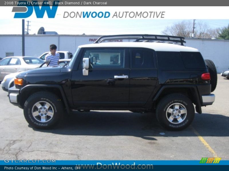 Black Diamond / Dark Charcoal 2008 Toyota FJ Cruiser 4WD