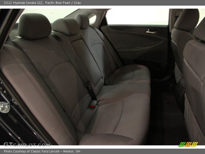 Pacific Blue Pearl / Gray 2012 Hyundai Sonata GLS