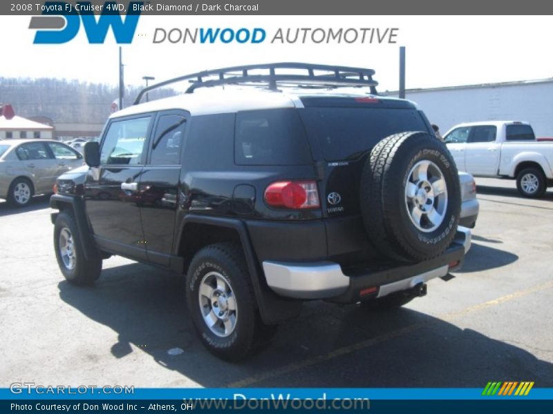 Black Diamond / Dark Charcoal 2008 Toyota FJ Cruiser 4WD