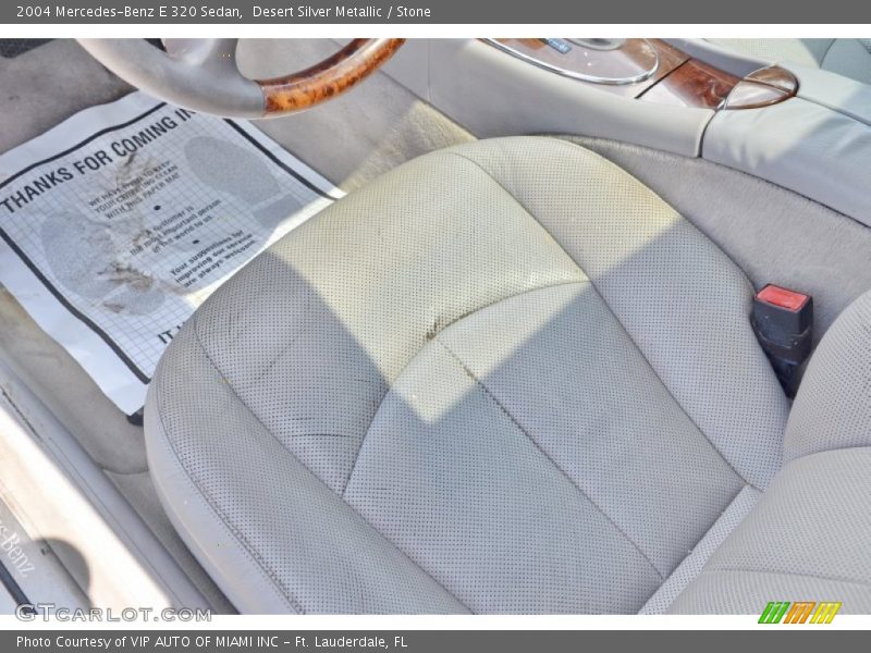 Desert Silver Metallic / Stone 2004 Mercedes-Benz E 320 Sedan