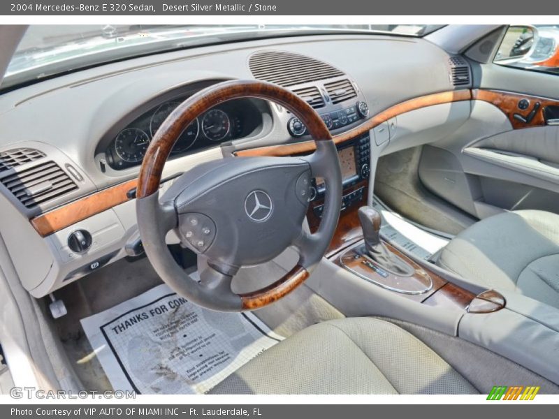 Desert Silver Metallic / Stone 2004 Mercedes-Benz E 320 Sedan