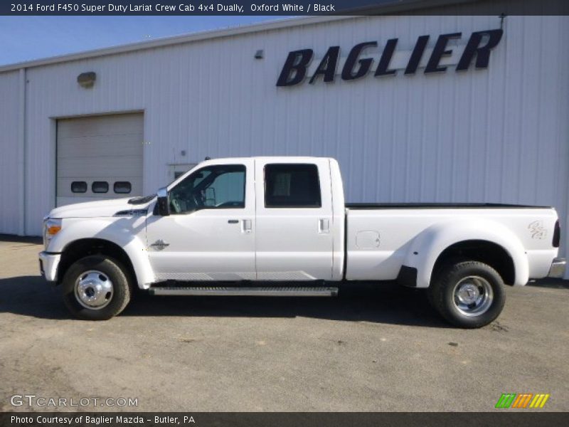 Oxford White / Black 2014 Ford F450 Super Duty Lariat Crew Cab 4x4 Dually