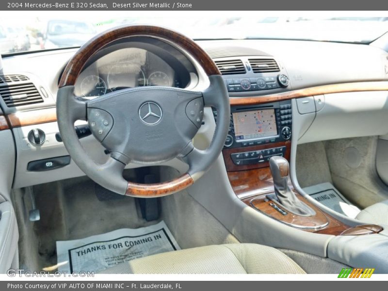 Desert Silver Metallic / Stone 2004 Mercedes-Benz E 320 Sedan