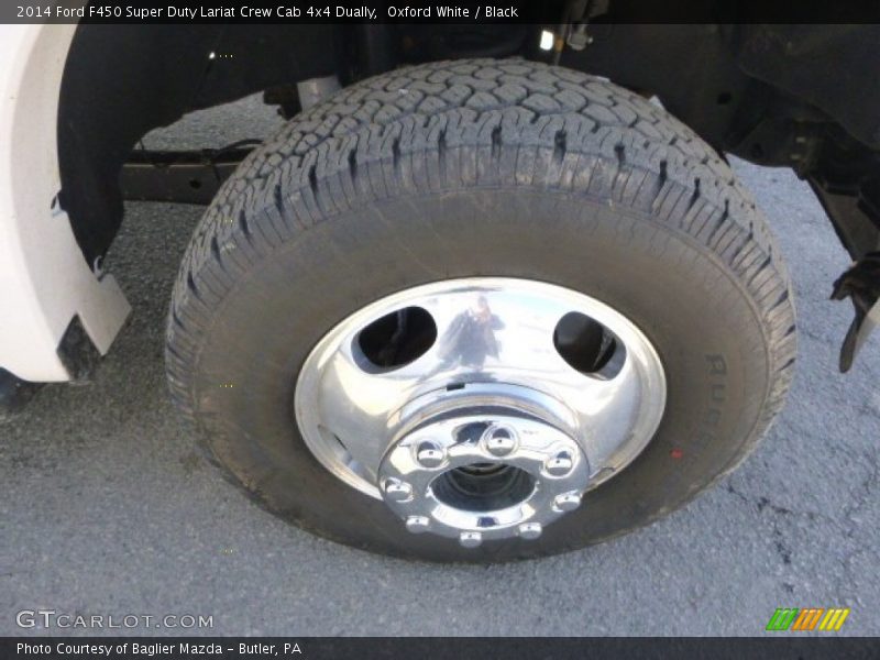 Oxford White / Black 2014 Ford F450 Super Duty Lariat Crew Cab 4x4 Dually