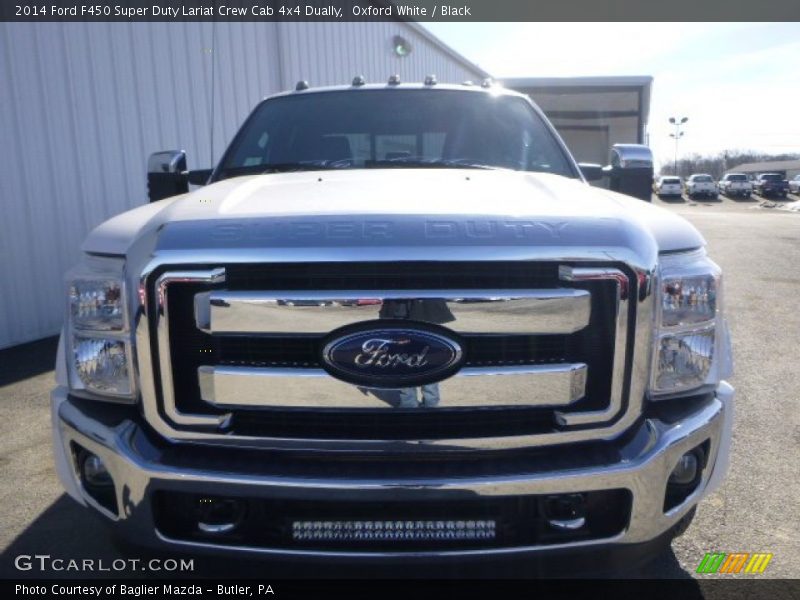Oxford White / Black 2014 Ford F450 Super Duty Lariat Crew Cab 4x4 Dually