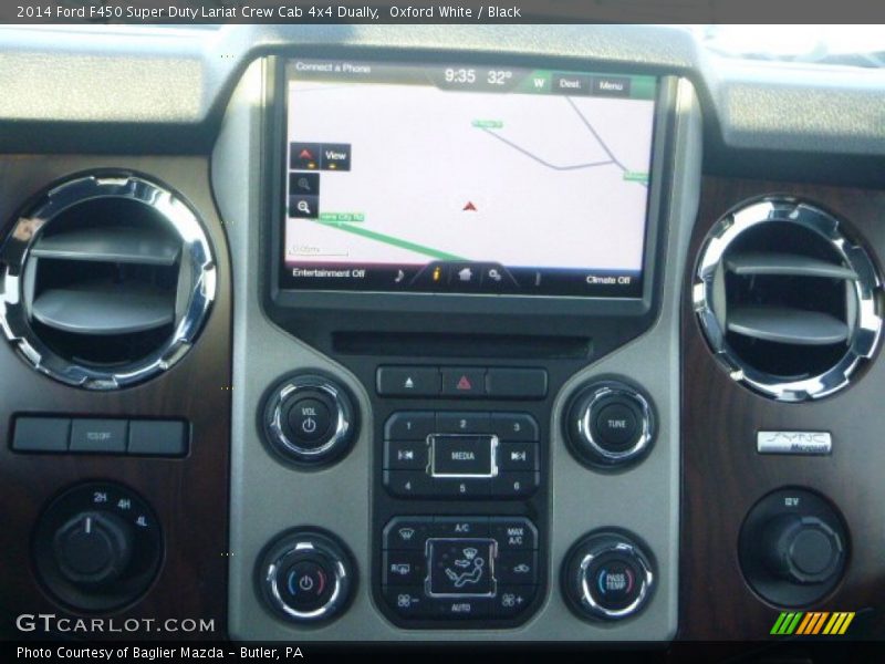 Oxford White / Black 2014 Ford F450 Super Duty Lariat Crew Cab 4x4 Dually