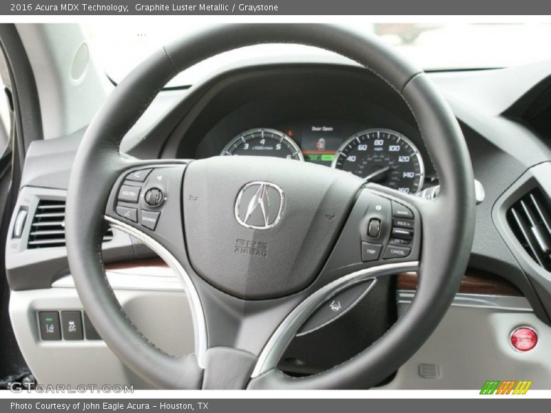 Graphite Luster Metallic / Graystone 2016 Acura MDX Technology