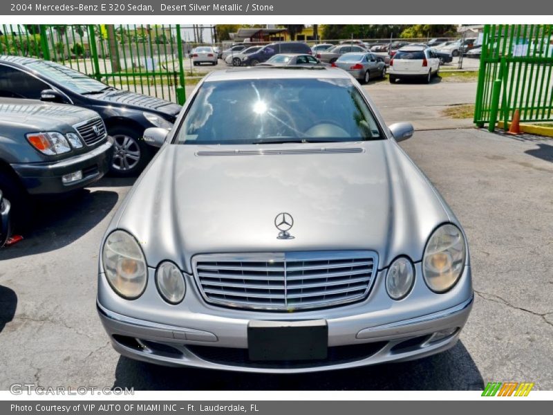 Desert Silver Metallic / Stone 2004 Mercedes-Benz E 320 Sedan