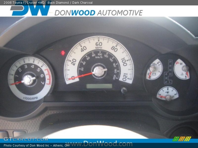 Black Diamond / Dark Charcoal 2008 Toyota FJ Cruiser 4WD