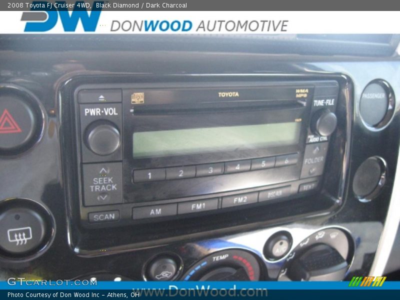 Black Diamond / Dark Charcoal 2008 Toyota FJ Cruiser 4WD