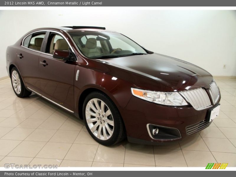 Cinnamon Metallic / Light Camel 2012 Lincoln MKS AWD