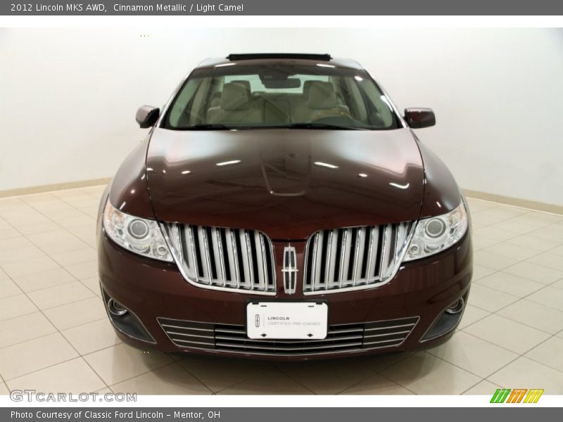 Cinnamon Metallic / Light Camel 2012 Lincoln MKS AWD