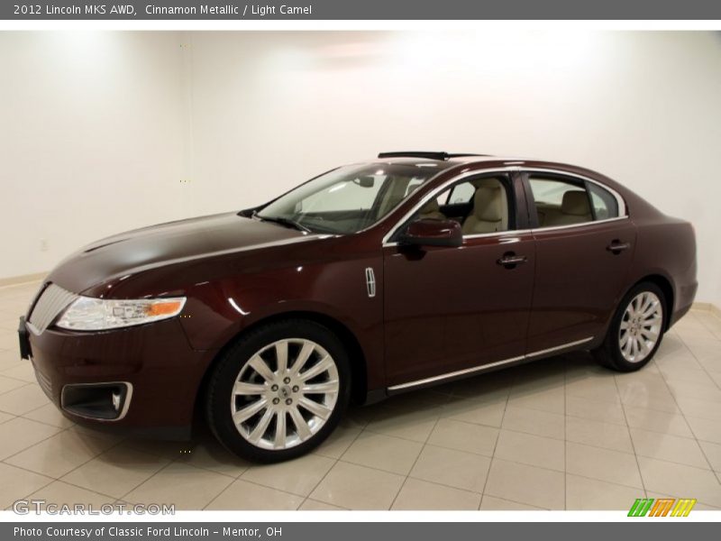 Cinnamon Metallic / Light Camel 2012 Lincoln MKS AWD