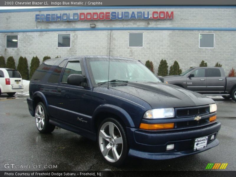 Indigo Blue Metallic / Graphite 2003 Chevrolet Blazer LS