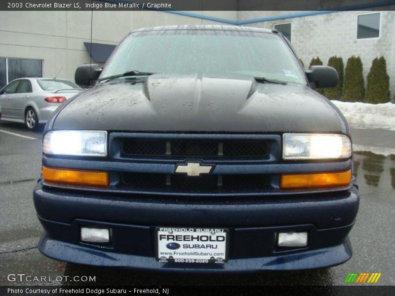 Indigo Blue Metallic / Graphite 2003 Chevrolet Blazer LS