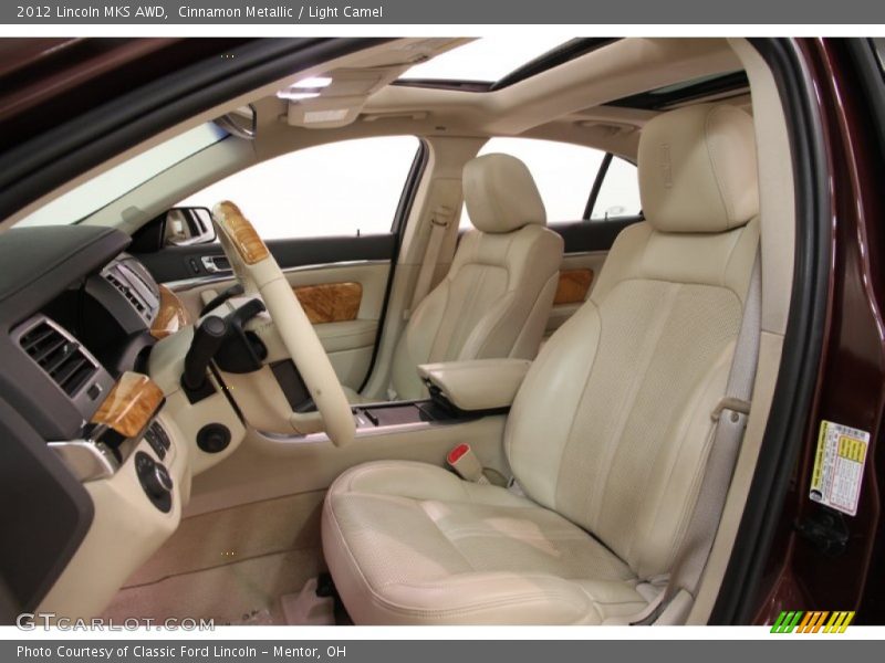 Cinnamon Metallic / Light Camel 2012 Lincoln MKS AWD