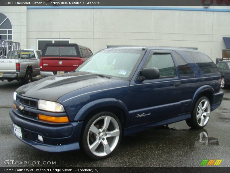 Indigo Blue Metallic / Graphite 2003 Chevrolet Blazer LS