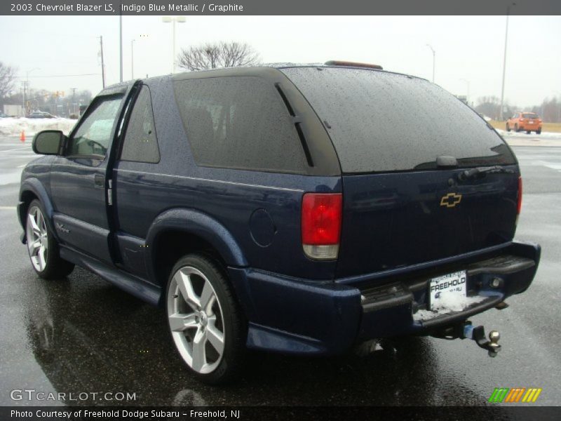 Indigo Blue Metallic / Graphite 2003 Chevrolet Blazer LS