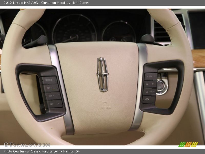 Cinnamon Metallic / Light Camel 2012 Lincoln MKS AWD