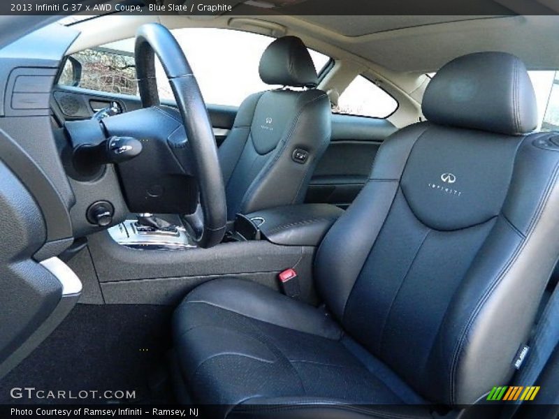 Front Seat of 2013 G 37 x AWD Coupe