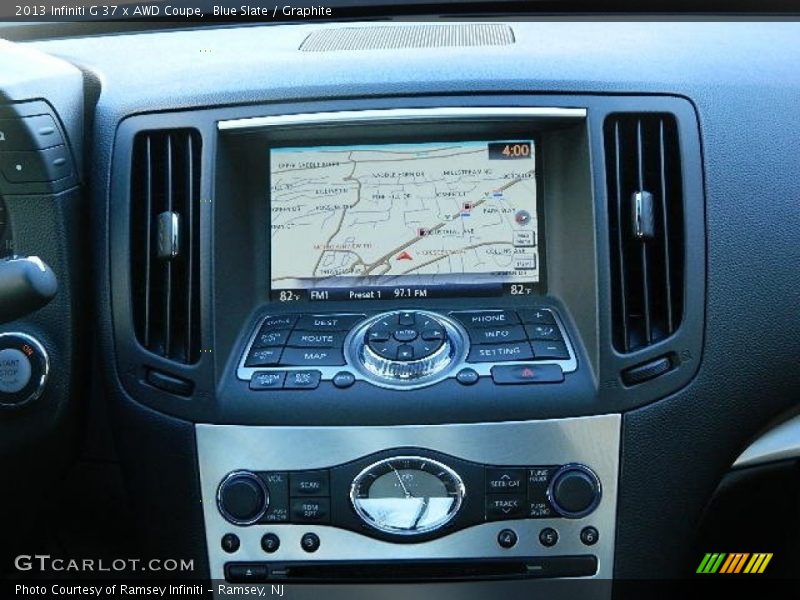 Controls of 2013 G 37 x AWD Coupe