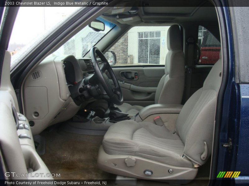 Indigo Blue Metallic / Graphite 2003 Chevrolet Blazer LS