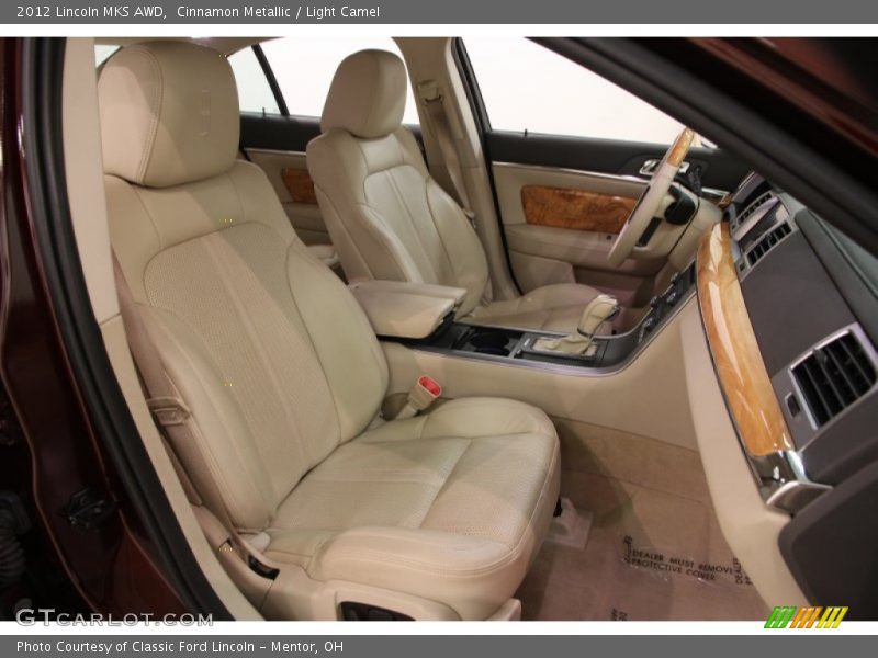 Cinnamon Metallic / Light Camel 2012 Lincoln MKS AWD