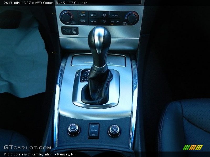  2013 G 37 x AWD Coupe 7 Speed ASC Automatic Shifter