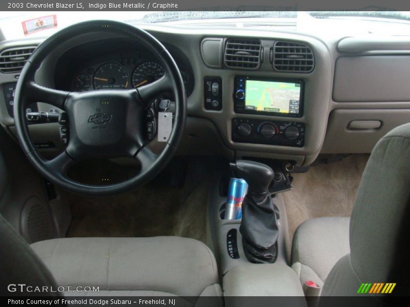 Indigo Blue Metallic / Graphite 2003 Chevrolet Blazer LS