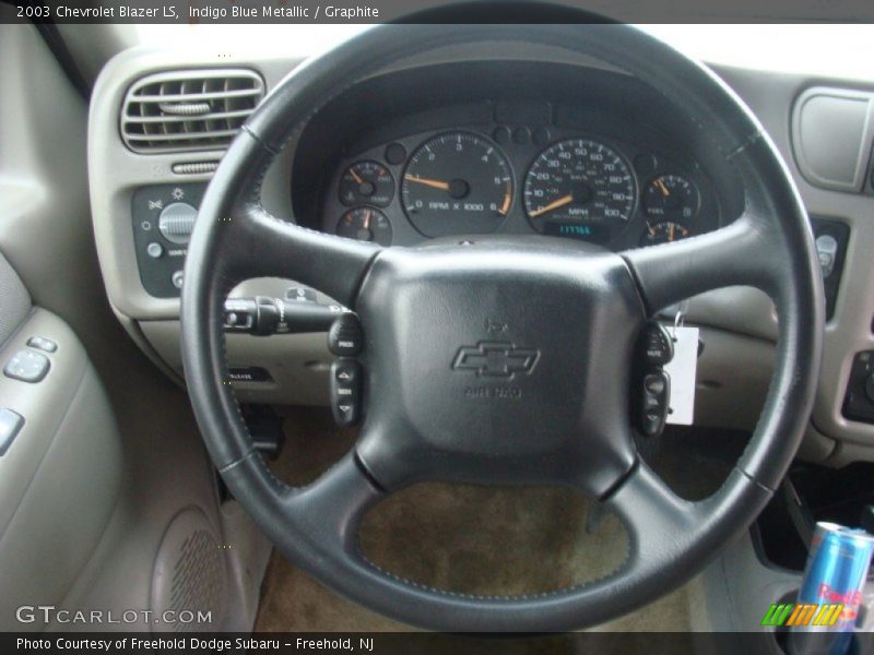 Indigo Blue Metallic / Graphite 2003 Chevrolet Blazer LS