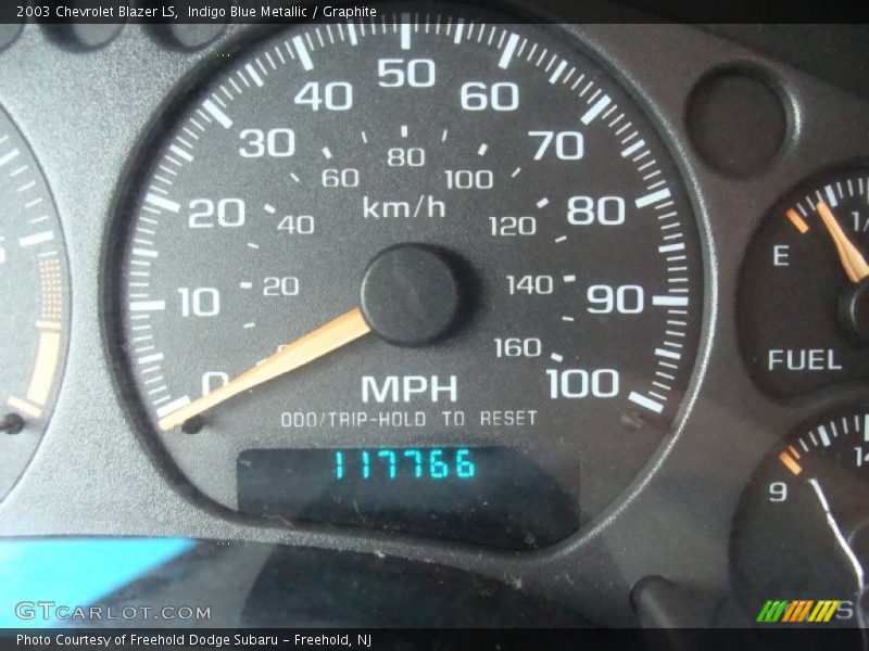 Indigo Blue Metallic / Graphite 2003 Chevrolet Blazer LS