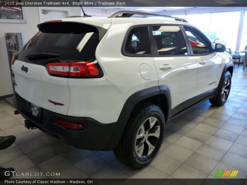 Bright White / Trailhawk Black 2015 Jeep Cherokee Trailhawk 4x4