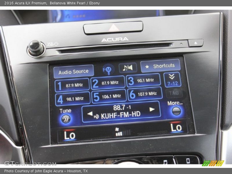 Bellanova White Pearl / Ebony 2016 Acura ILX Premium