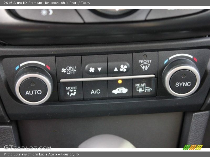 Controls of 2016 ILX Premium