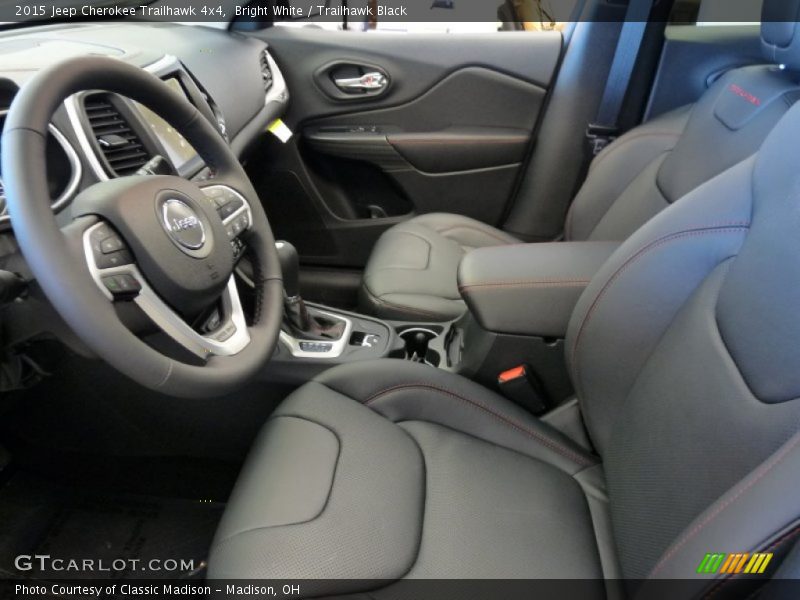 Bright White / Trailhawk Black 2015 Jeep Cherokee Trailhawk 4x4