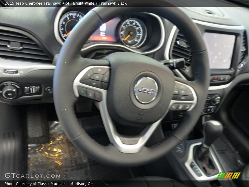 Bright White / Trailhawk Black 2015 Jeep Cherokee Trailhawk 4x4